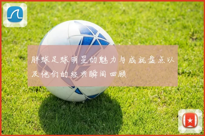 胖球足球明星的魅力与成就盘点以及他们的经典瞬间回顾