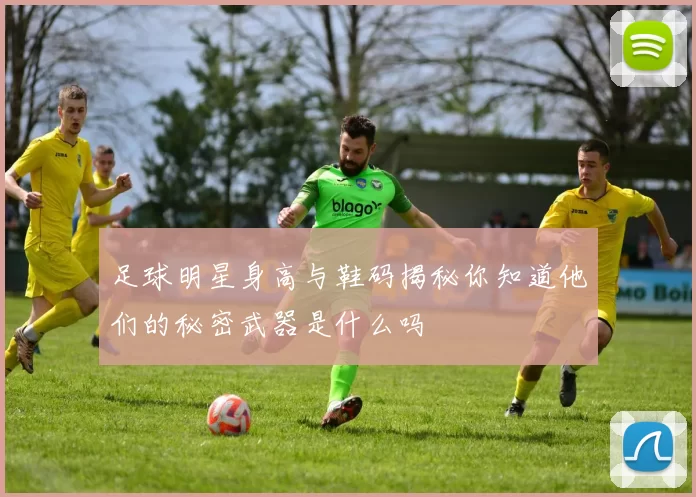 足球明星身高与鞋码揭秘你知道他们的秘密武器是什么吗
